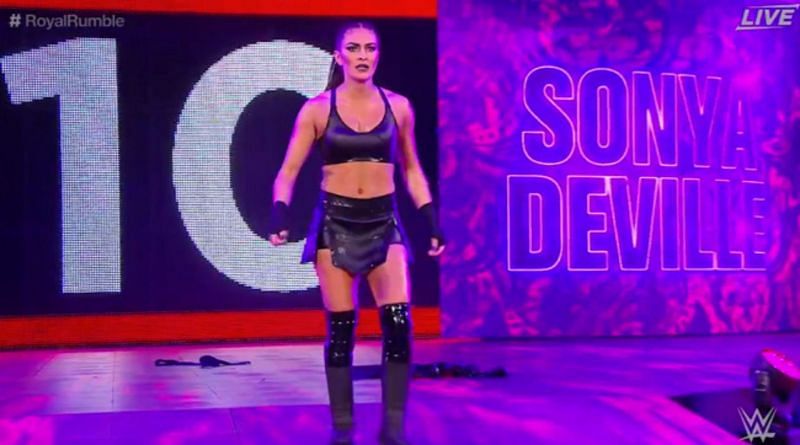 Sonya Deville is one of the favorites to win this year's, Royal Rumble.